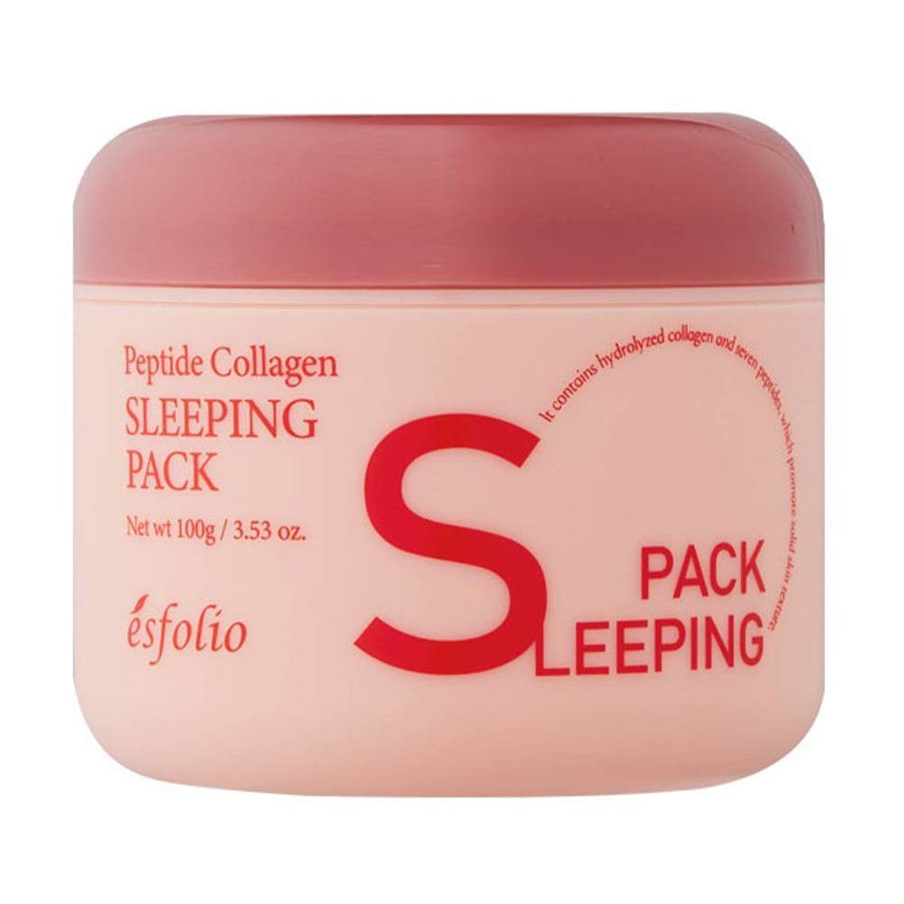 Гель-маска для обличчя esfolio Peptide Collagen Sleeping Pack з пептидами та колагеном, 100 г